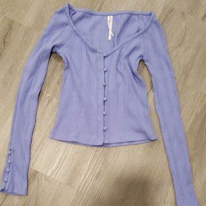 By Anthropologie V-Neck Cardigan Sweater, NWOT, Size XXS